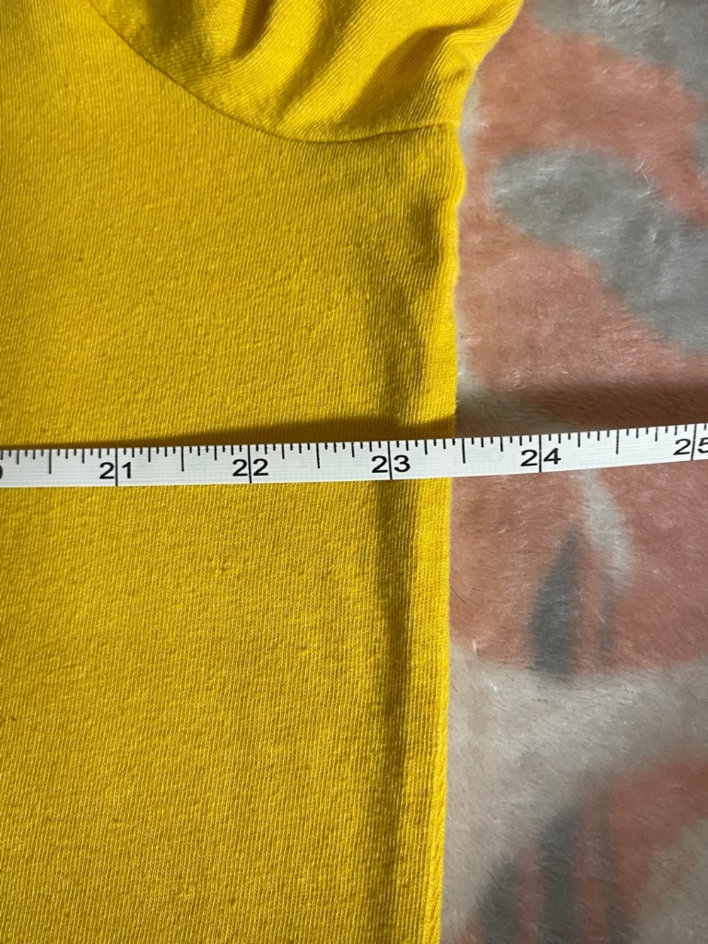 Aeropostale Yellow Crewneck Tee with Interior Logo Print - Picture 4 of 5